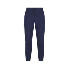 Mack - Pant Stretch 1/2 Elastic Waist Cuffed Leg Navy 82 Regular | MKSTCP001NNR082