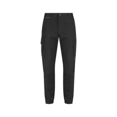 Mack - Pant Stretch 1/2 Elastic Waist Cuffed Leg Black 77 Regular | MKSTCP001BBR077