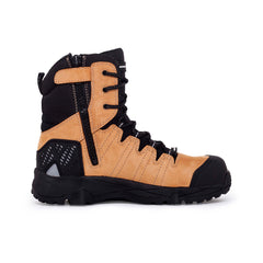 Mack - Terrapro Zip Boot Safety Composite 300C Unisex Honey UK 14 Pair | MKTERRPRZHHF140