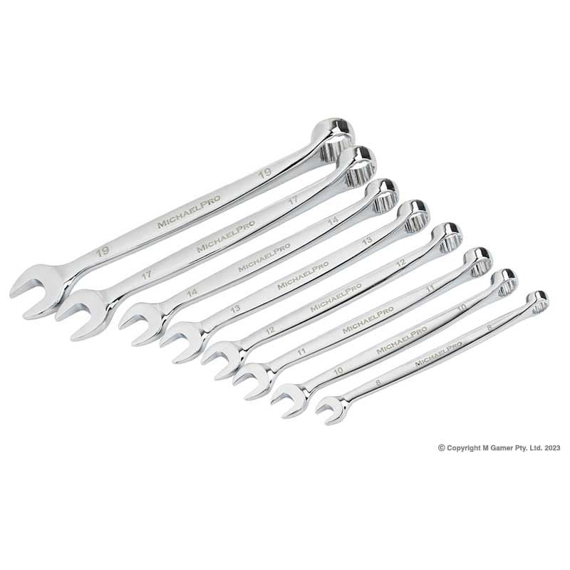 Michael Pro -  8-PIECE SAE COMBINATION WRENCH SET (SAE) | MP001014