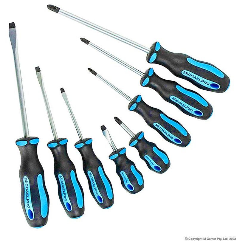 Michael Pro - 8-Piece SL & PH Screwdriver Set | MP002008