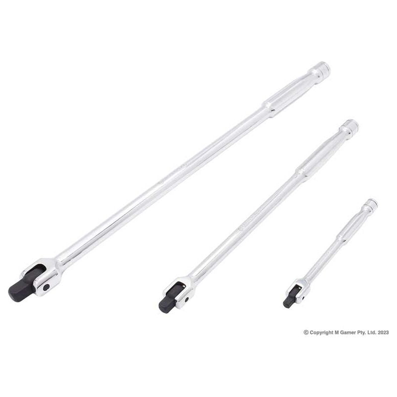Michael Pro - 3Pc Breaker Bars - 1/4" , 3/8" , 1/2" Dr | MP007004
