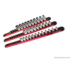 Michael Pro - 3Pc Aluminum Socket Organizer -  1/4", 3/8" and 1/2" | MP014001