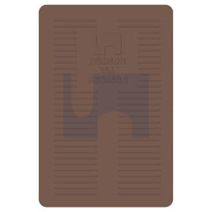 Hobsons - 1 x 75 x 100 Plastic - Brown As3850.1 / 20 Tonne Wll Panel Shims Concrete Half (Pack Of 100)