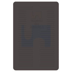 Hobsons - 10 x 75 x 100 Plastic - Black As3850.1 / 20 Tonne Wll Panel Shims Concrete Half (Pack Of 40)