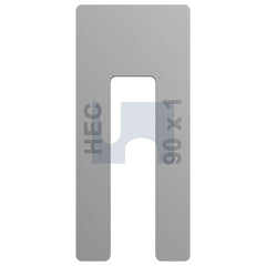 Hobsons - 1 x 90 - Aluminium Packing Shims Window Aluminium - Qty 50 | MPWAL090010