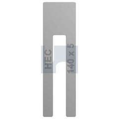 Hobsons - 5 x 140 - Aluminium Packing Shims Window Aluminium | MPWAL140050