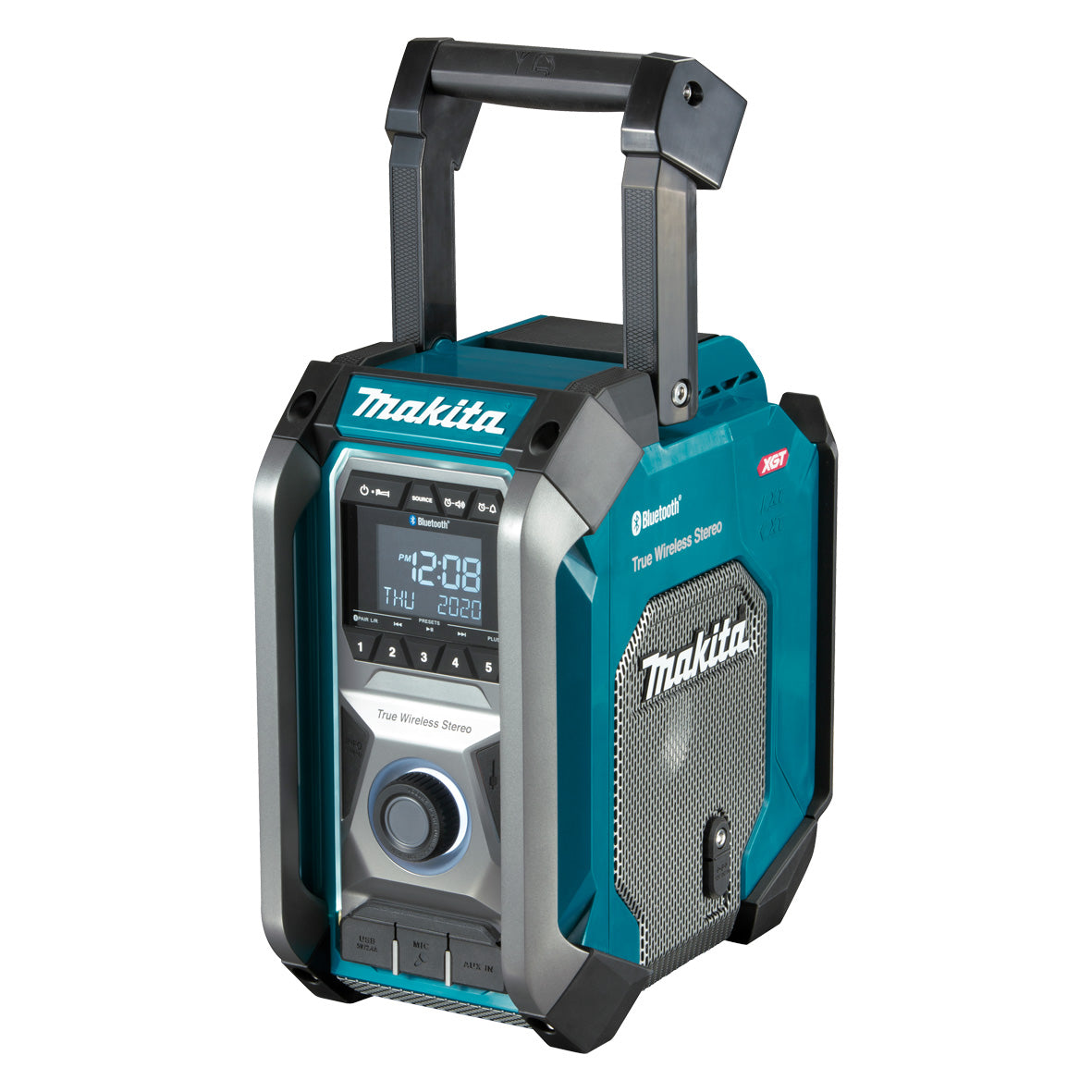 Makita Tools - 40V Max Bluetooth Jobsite Radio includes group chain also compatible with 18V LXT & 12V Max CXT Batteries - Tool Only | MR005GZ