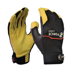 Maxisafe - G-Force Leather Mechanics Glove with leather palm Pkt 6 - Medium | GML158-09