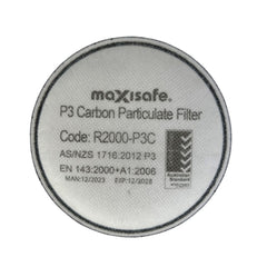 Maxisafe - Maxiguard P3 Carbon Particulate Filter - Carton Of 30 | R2000-P3C-30