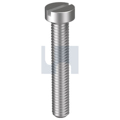 Hobsons - M4 x 25 - Metal Thread Cheese Slot - 304 Stainless - A2 | MS04ESM040025