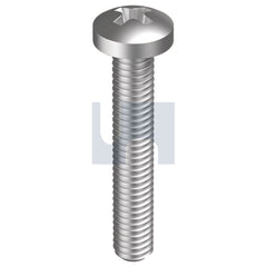 Hobsons - 4-40 x 5/8 304 Stainless Ansi B18.6.3 / A2 Metal Thread Pan Phil (Pack Of 100)
