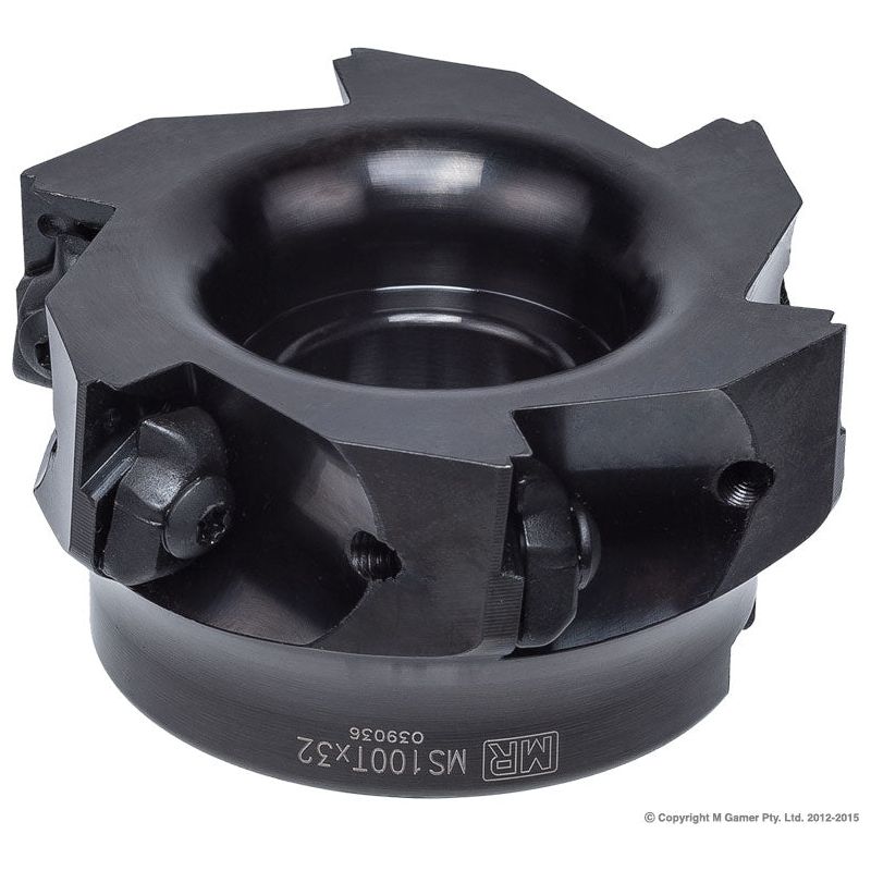Geiger - Face Mill 100mm x 32mm Bore 90 degree | MS100TX32