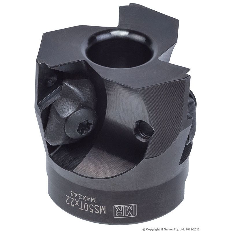 Geiger - Face Mill 50mm x 22mm Bore 90 Degree | MS50T