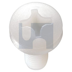 Hobsons - M5 x 40 - Nylon Natural Nylon Fillister Binder Head Phillips | MS66BPM050040