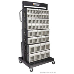 Geiger - Double-sided Mobile Pivot Drawer Cart - 92 Drawer | MSFO4568X2