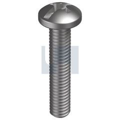 Hobsons - M6 x 25 - :1996 Mild Steel Metal Thread Pan Combi - Zinc Plated | MSMSZPCM060025
