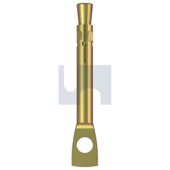 Hobsons - M6 x 60 ZINC YELLOW PASSIVATE HEC TIE WIRE SUSPENSION ANCHOR | MST100 (Pack of 100)