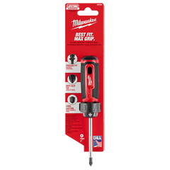 Milwaukee - USA Made Cushion Grip Phillips #1 x 3" Screwdriver From 6PCE | MT201