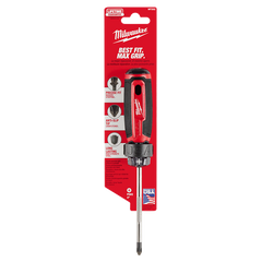 Milwaukee - USA Made Cushion Grip Phillips #2 x 4" Screwdriver From 4PCE & 6PCE | MT202