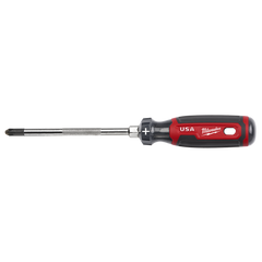 Milwaukee - USA Made Cushion Grip Phillips #3 x 6" Screwdriver From 6PCE | MT203
