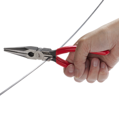 Milwaukee - USA Made Dipped Grip 8" Long Nose Pliers | MT505
