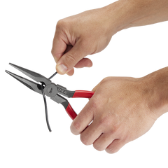 Milwaukee - USA Made Dipped Grip 8" Long Nose Pliers | MT505