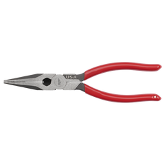 Milwaukee - USA Made Dipped Grip 8" Long Nose Pliers | MT505