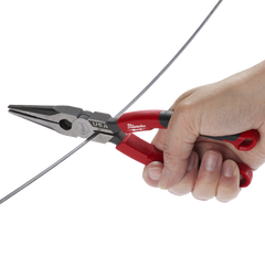 Milwaukee - USA Made Comfort Grip 8" Long Nose Pliers | MT555
