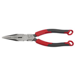 Milwaukee - USA Made Comfort Grip 8" Long Nose Pliers | MT555