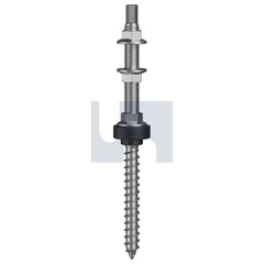 Hobsons - M12 x 250 - Nw21 Solar Screw Kit Dual Thrd - 304 Stainless - Qty 25 | MTFENW2112250