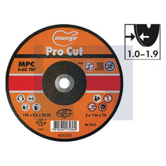 Hobsons - 230 x 1.9 1.0 - 1.9 Mungo Mpc Pro Cut Cutting Disc | 2313019 (Pack Of 25)