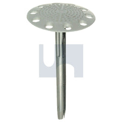 Hobsons - 8 x 200 Zinc Plated (Rohs Compliant) Insulated Head Cap Diam 54mm Mids-K Metl Insulation Nail | 1180525 (Pack Of 125)