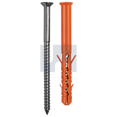 Hobsons - 10 x 60 - 10 With Screw T30 T40 Mungo Mbr-Str Nylon Frame Plug - 316 Stainless - Qty 100 | MUNMBRTR1137106