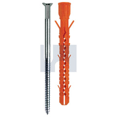 Hobsons - 10 x 120 - Incl Screw W Head Hole M5 T40 Mb-Skm Nylon Frame Plug - Zinc Plated - Qty 50 | MUNMBSKM1123012