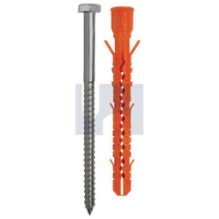 Hobsons - 10 x 100 - 30 With Hexagon Screw Mungo Mb-Ssr Nylon Frame Plug - 316 Stainless | MUNMBSSR1135210