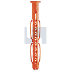 Hobsons - 8 x 80 - Polyamide PA6 With Collar Diam 8 Mungo Mlk Hollow Brick Plug - Qty 100 | MUNMLK081100808