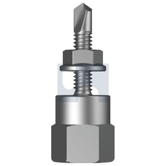 Hobsons - M10 x 25 - Vertical Hanger Metal - Zinc Plated - Qty 100 | MVMMSZIM100025