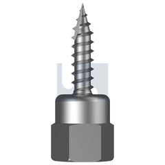 Hobsons - M10 x 25 - Vertical Hanger T17 Timber - Zinc Plated | MVWMSZIM100025