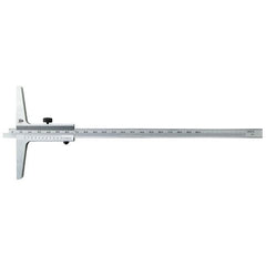 Spear & Jackson - Depth Gauge Vernier 0-200Mm/100Mm Base Res 0.02Mm | MW-170-20