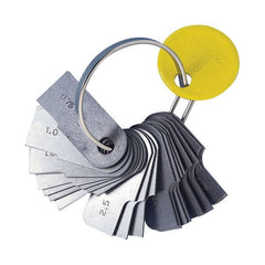 Spear & Jackson - RADIUS GAUGE, METRIC RING STYLE 0.75 TO 5MM, 0.25MM GRAD, 16 BLADES | MW-204M