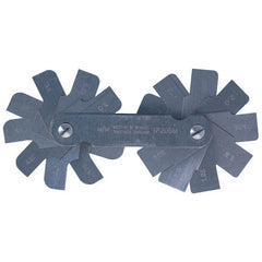Spear & Jackson - RADIUS GAUGE, METRIC SLEEVE STYLE 0.75 TO 5MM, 0.25MM GRAD, 16 BLADES | MW-206M