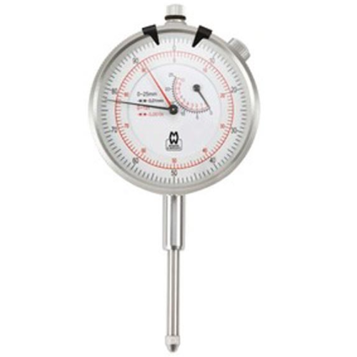 Spear & Jackson - Dial Indicator Analogue 0-1" / 0-25Mm Lug Back Res: 0.01Mm/0.001" | MW-401-05