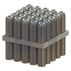 Hobsons - 12 x 75 - Polyethylene Grey (20-24g Screw) Wall Plug Tapered Point - Qty 250 | Mwpfe-75