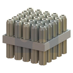 Hobsons - 5 x 25 - Polyethylene White (4-5-6g Screw) Wall Plug Tapered Point | Mwpfw-25