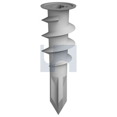 Hobsons - #08 x 43 NYLON / WHITE SUIT-8G SCREW PANTHA PLUG-NYLON | FSMWP129 (Pack of 250)