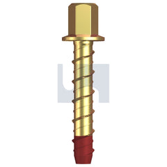 Hobsons - M12 x 150 ZINC YELLOW PASSIVATE HEC XBOLT - COUPLER | MXC103 (Pack of 25)