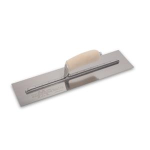 AG Pulie - S/S FINISHING TROWEL 356x121mm WOOD HANDLE | MXS73SS