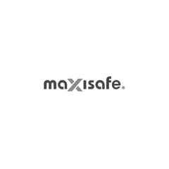 Maxisafe - Tuffgard Fullbrim Hard Hat - Ratchet Harness - Vented - Plastic Miners Lamp | HFB41RH-PL-WH