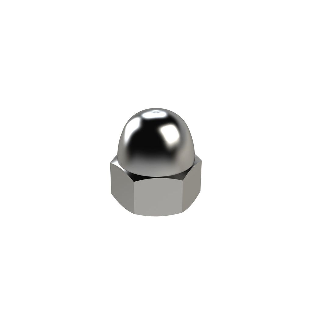 Bremick - Acorn Nut Chrome Metric M10 (Box of 100)